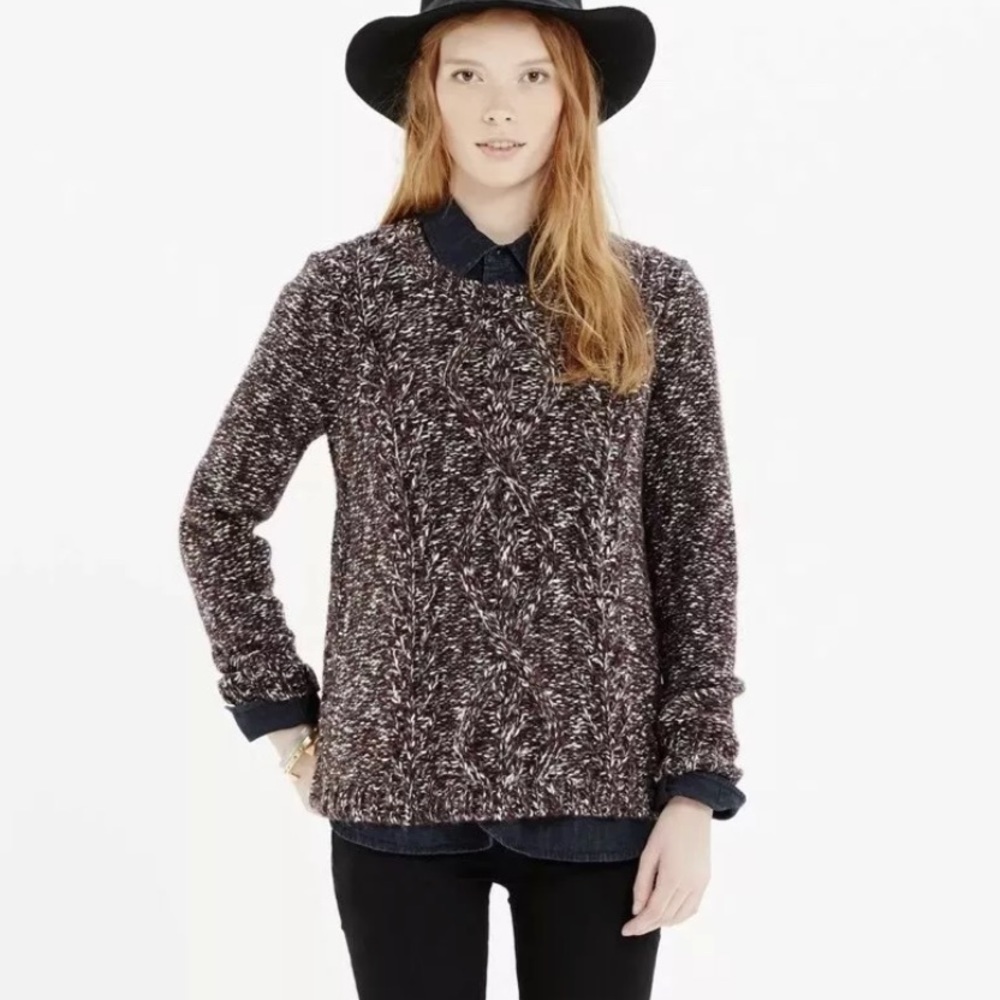 Madewell marled pullover sweater S